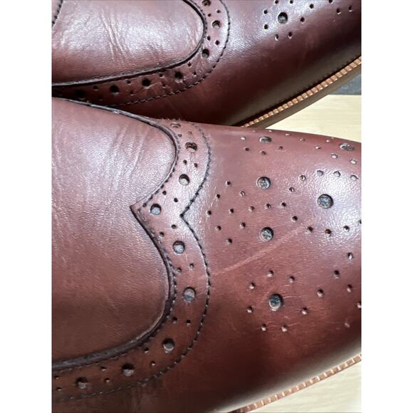 Blake McKay Leather Wingtip Oxford Brown Dress Shoes Mens Size 13 main image 8